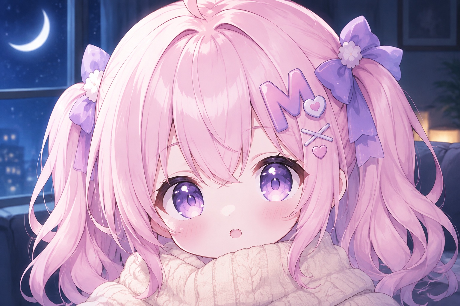 Mimi 品牌插画 · 看电影