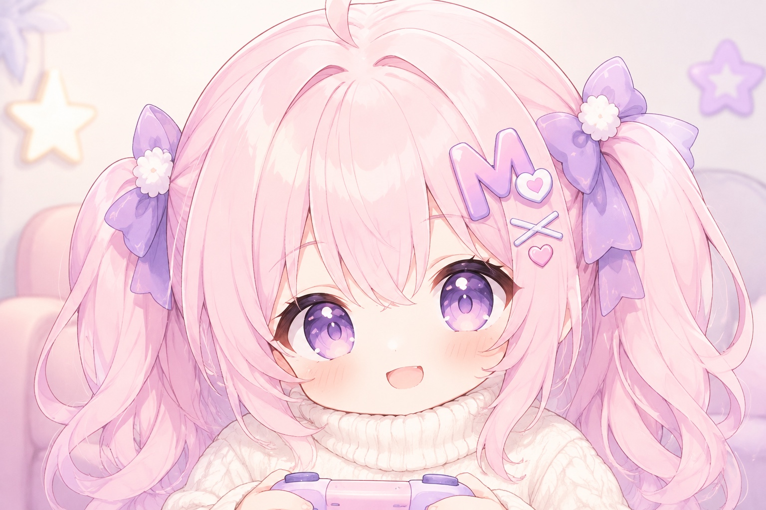 Mimi 品牌插画 · 玩游戏