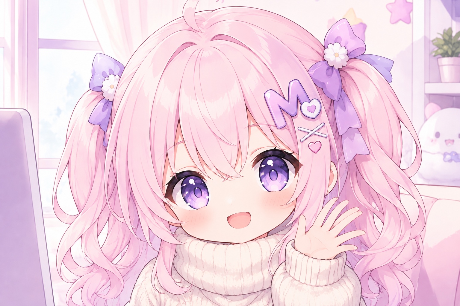 Mimi 品牌插画 · 追直播